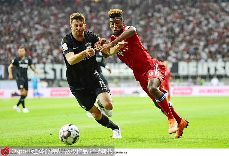 法兰克福客场大破对手,豪取三分! 法兰克福客场大破对手,豪取三分!